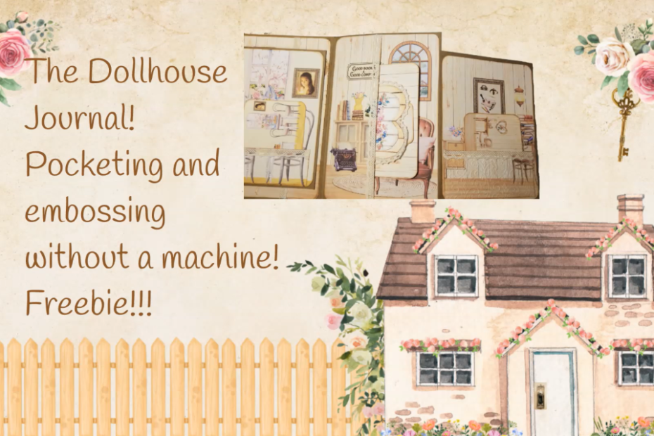 Dollhouse Journal Embossing Without A Machine Pocketing And A 